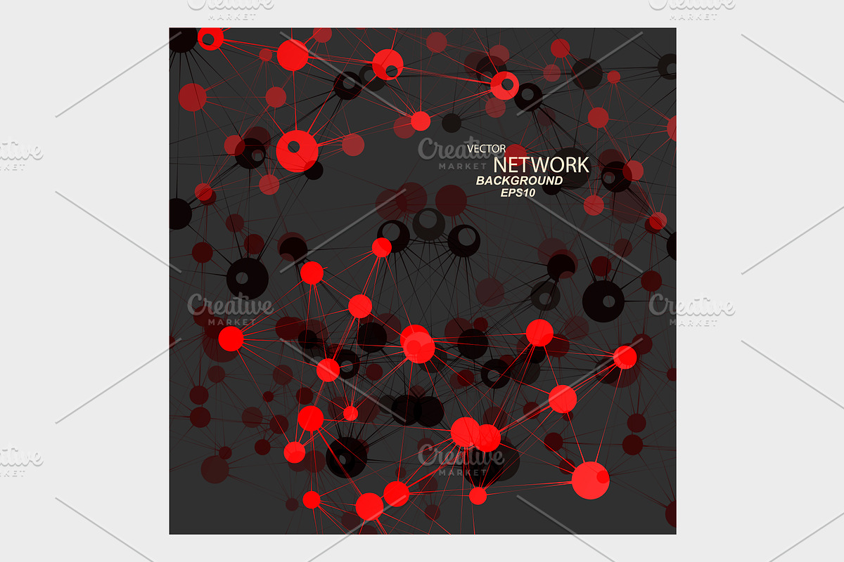 Set vector network connect. Vol.2, a Pattern Graphic by Haisonok