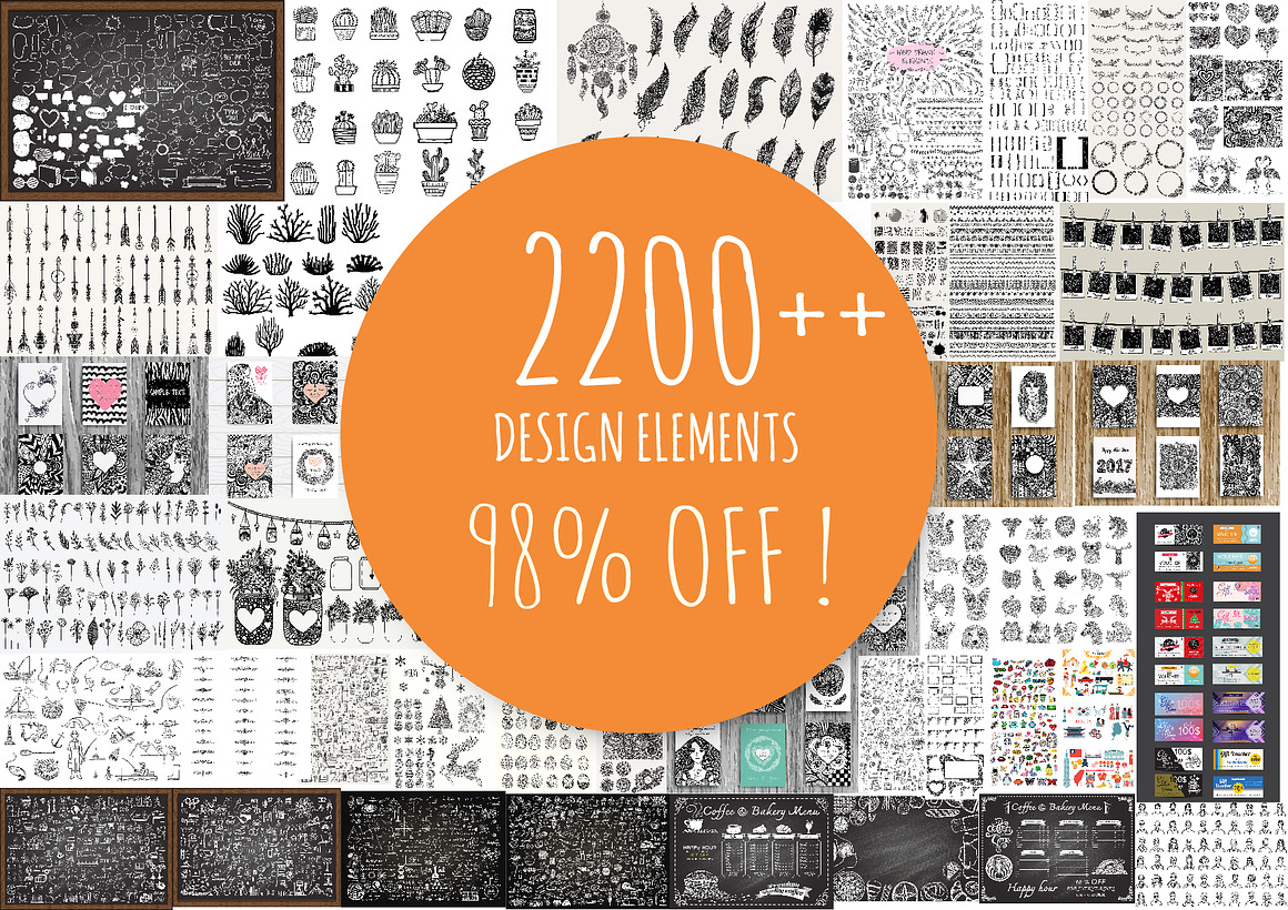 98 % OFF 2200++ Design elements, an Animal Illustration by Somjai King (Photo 45 of 45)