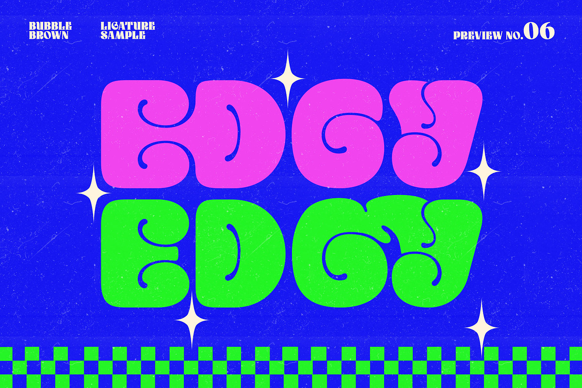 Bubble Brown Typeface, a Symbol Font by alit design (Photo 11 of 23)