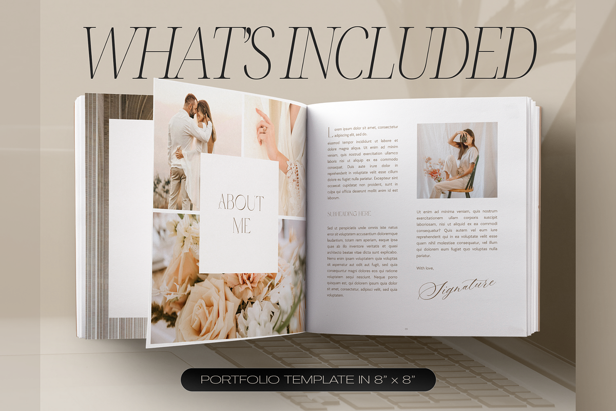 Wedding Portfolio Lookbook, a Magazine Template by Creatif Foundry (Photo 3 of 8)