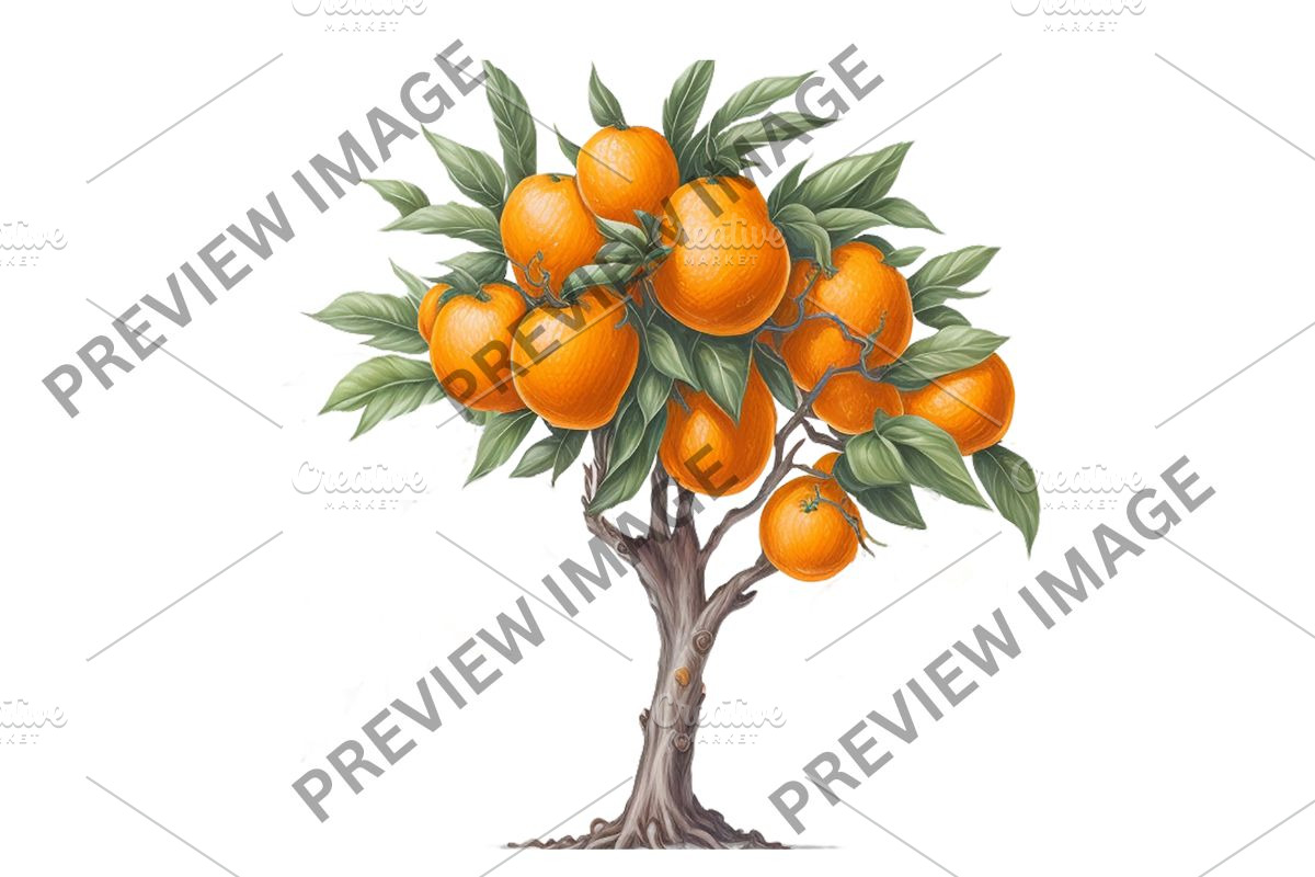 Watercolor Orange Clipart, a Graphic by HillTract (Photo 3 of 5)