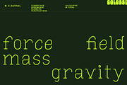 c-astral display typeface, a Sans Serif Font by Colosse Foundry (Thumbnail 4 of 6)