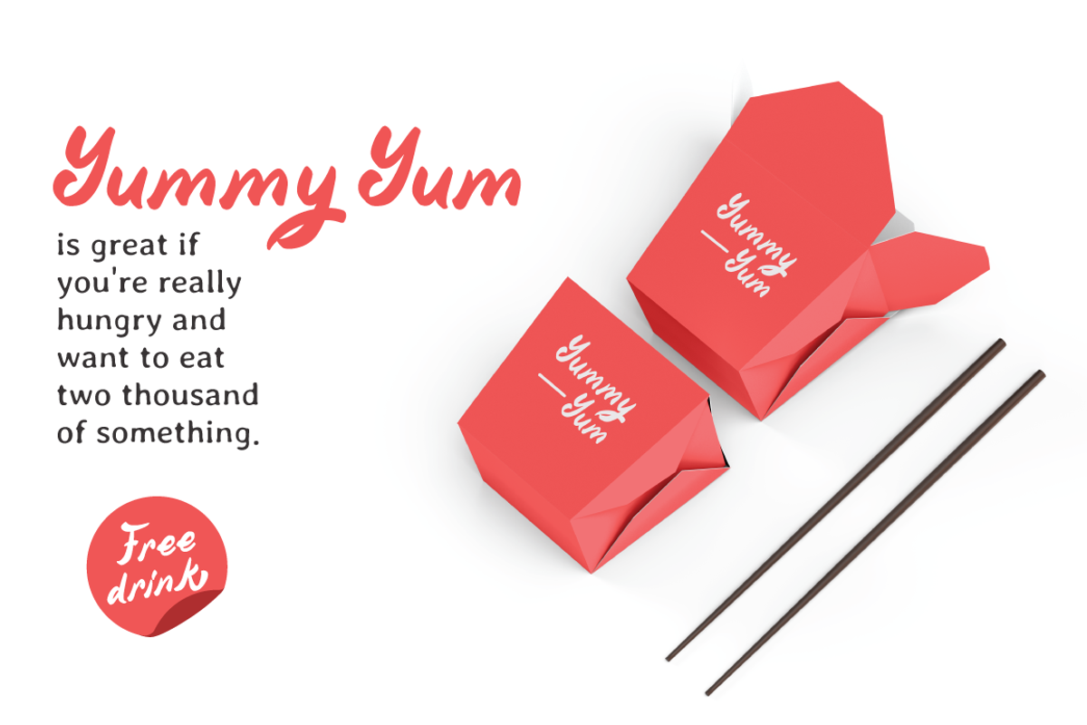 Niagato - Japanese Display Font, a Script Font by Attype (Photo 3 of 8)