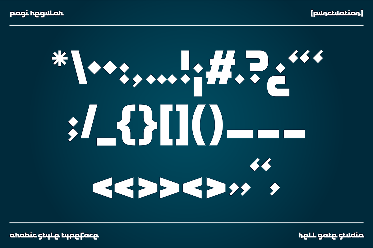Rama Arabic Style Typeface, a Blackletter Font by GRVS Studio (Photo 4 of 6)