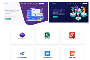 Kreater - Startup Landing Page