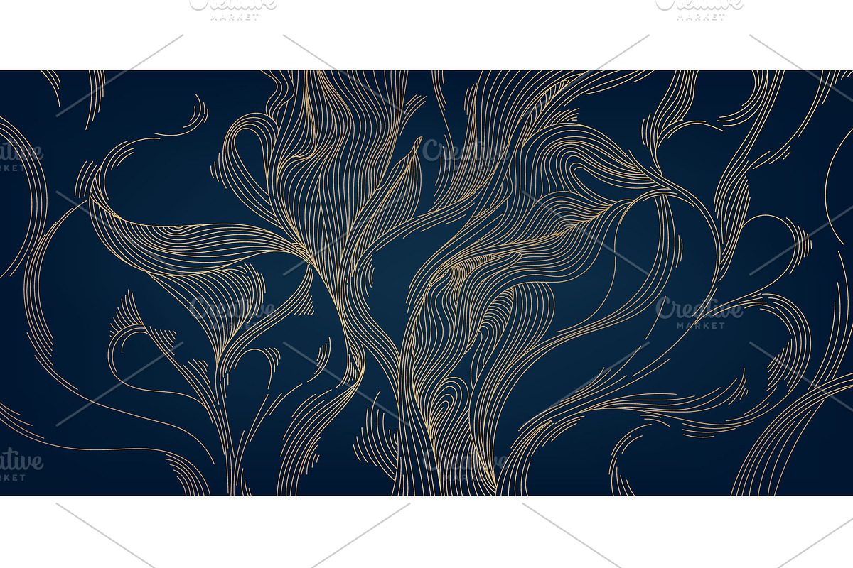 Water And Waves Golden Backgrounds, a Background Graphic by Marylia (Photo 20 of 22)
