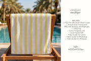 Beach Towel Mockup, a Merchandise Mockup by EmpaviMockups (Thumbnail 6 of 6)