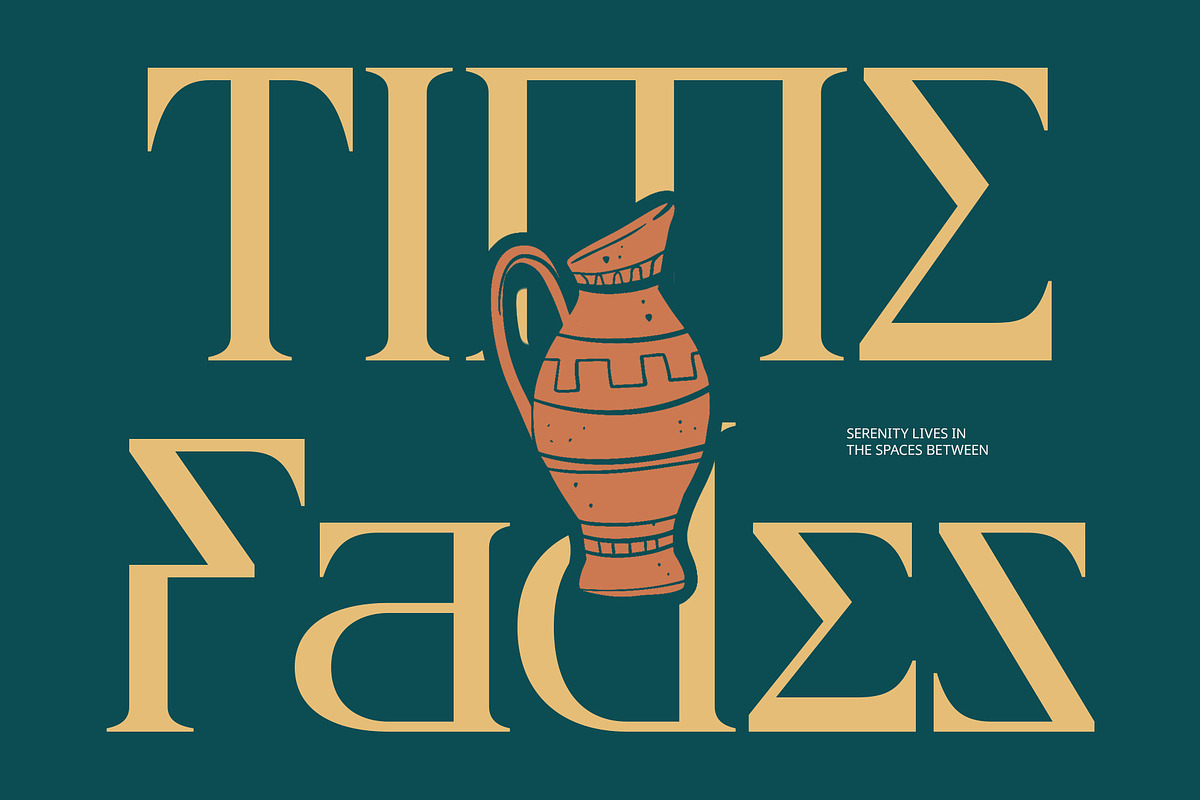 CS Elmore – Ancient Greek Font, a Serif Font by Craft Supply Co. (Photo 2 of 8)