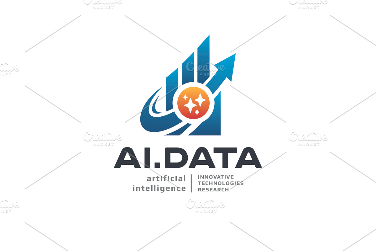 Data Chart Ai Tech Logo, a Branding & Logo Template by Design_Planet (Photo 1 of 4)