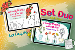 Design Sticker Digital Floral Women