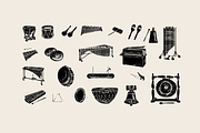 Musical instruments illustrations, an Illustration by Zhuna (Thumbnail 4 of 16)