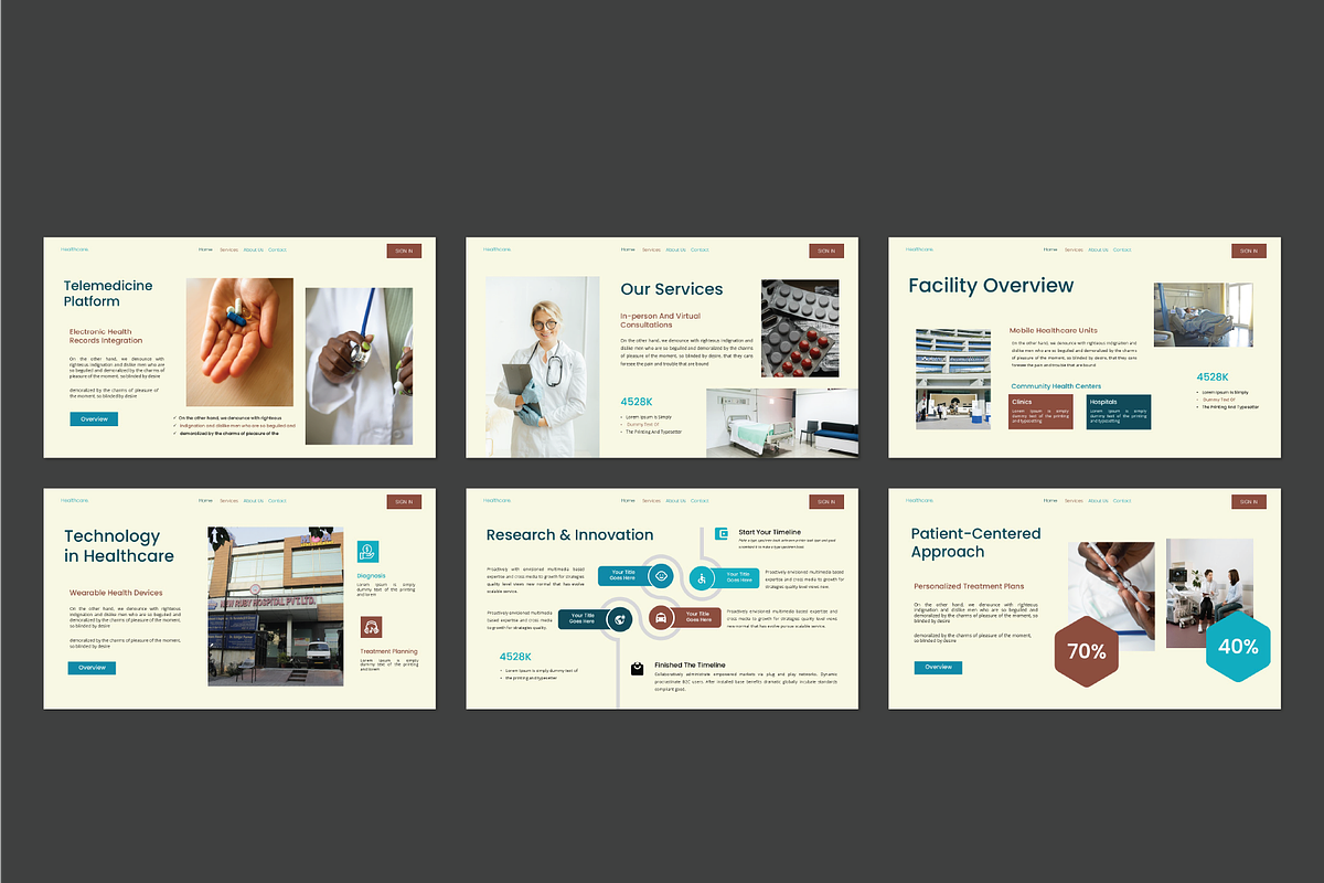 Healthcare Powerpoint Template, a Presentation Template by Caprio Studio (Photo 3 of 6)