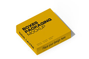 Box Packaging Mockup, a Product Mockup by Mockupfit (Thumbnail 6 of 7)