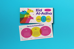 White Risograph Eid Al-Adha Voucher