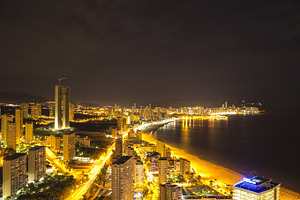 Benidorm stock photograph