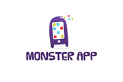 Monster App Logo, a Branding & Logo Template by MJL Creatives (Thumbnail 1 of 3)