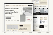 Landing Page Template - Digeem, a Landing Page Template by fakhroo (Thumbnail 1 of 2)