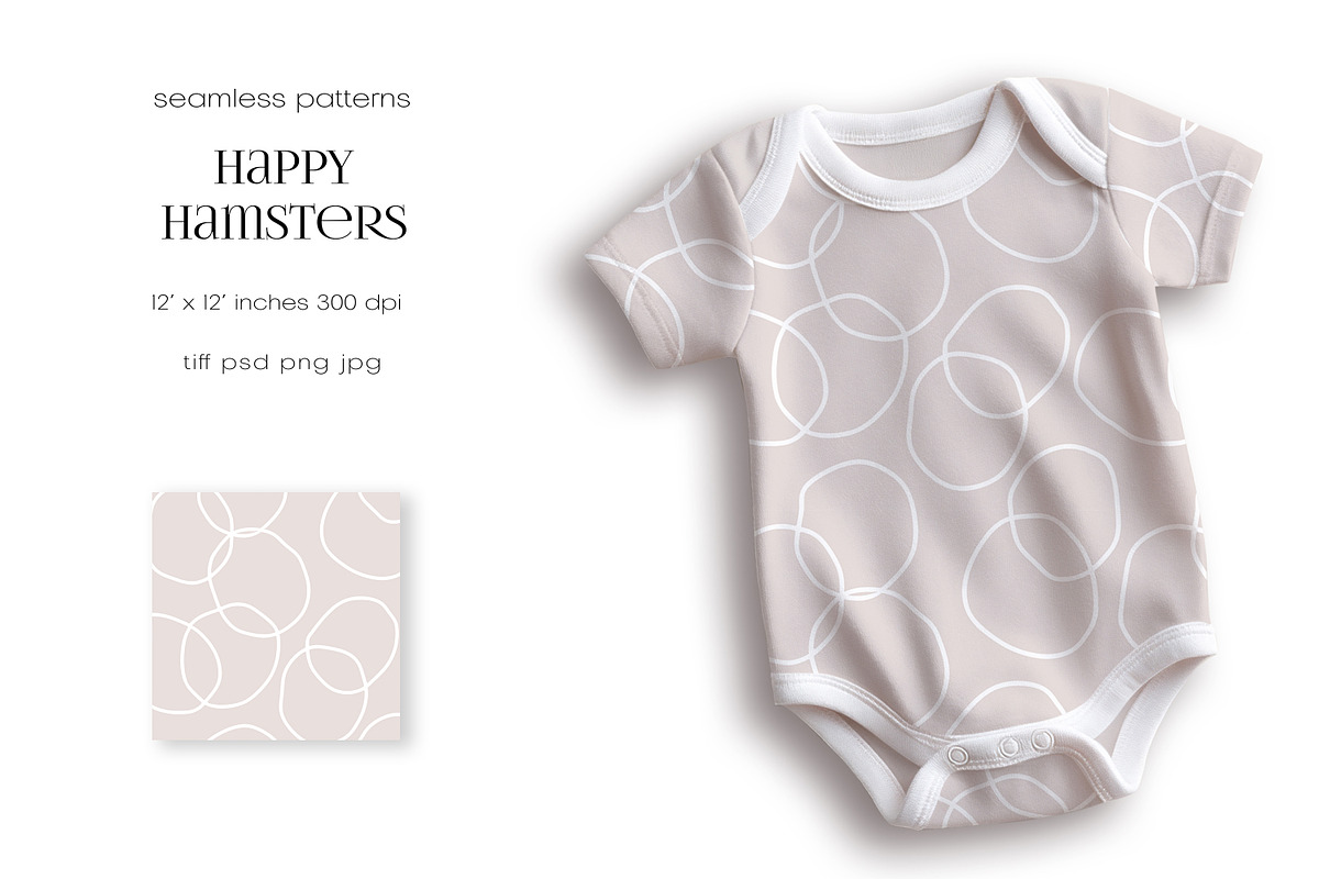 Seamless Kids Pattern Collection, a Pattern Graphic by PROTEA Watercolor Studio (Photo 5 of 9)