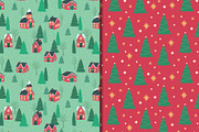 Winter Holiday Pattern Collection, a Pattern Graphic by CreativeChristiana (Thumbnail 5 of 9)