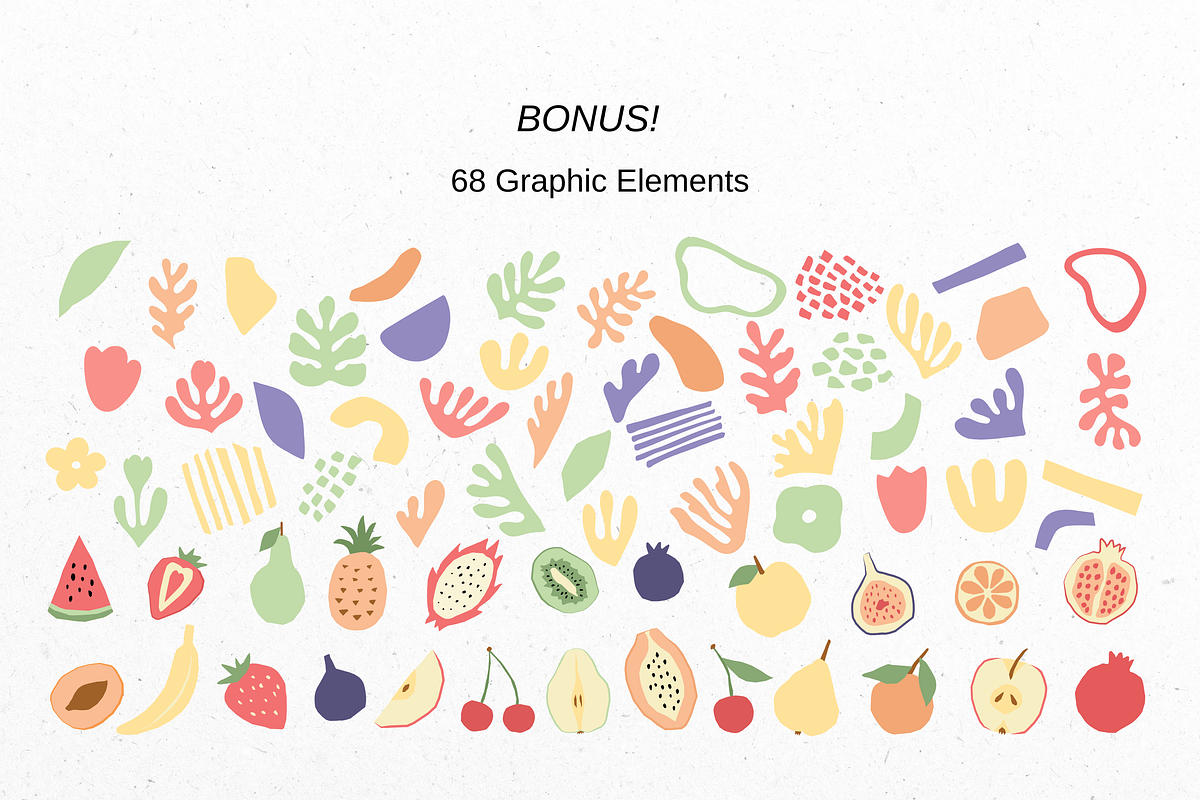 Fruits and Flowers Seamless Patterns, a Pattern Graphic by Ollyta May (Photo 8 of 9)