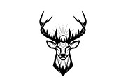 Artistic Geometric Deer Head Bundle, an Illustration by yasushie (Thumbnail 17 of 31)