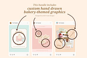 Boutique Bakery Instagram Templates, a Social Media Template by Hell Yeah Designs (Thumbnail 12 of 12)
