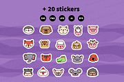 Cute Kawaii Animal Heads Characters, an Animal Illustration by Palau (Thumbnail 12 of 12)