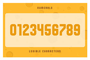 Cheddar Display Font, a Sans Serif Font by alpercakici (Thumbnail 2 of 12)