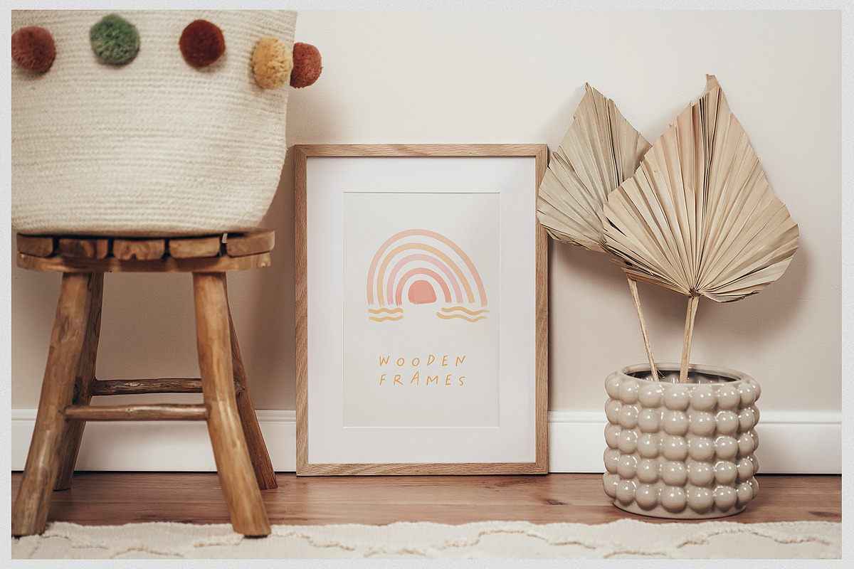 Kids Frames & Cards Mockup, an Advertising Mockup by Artcoast Studio (Photo 6 of 6)