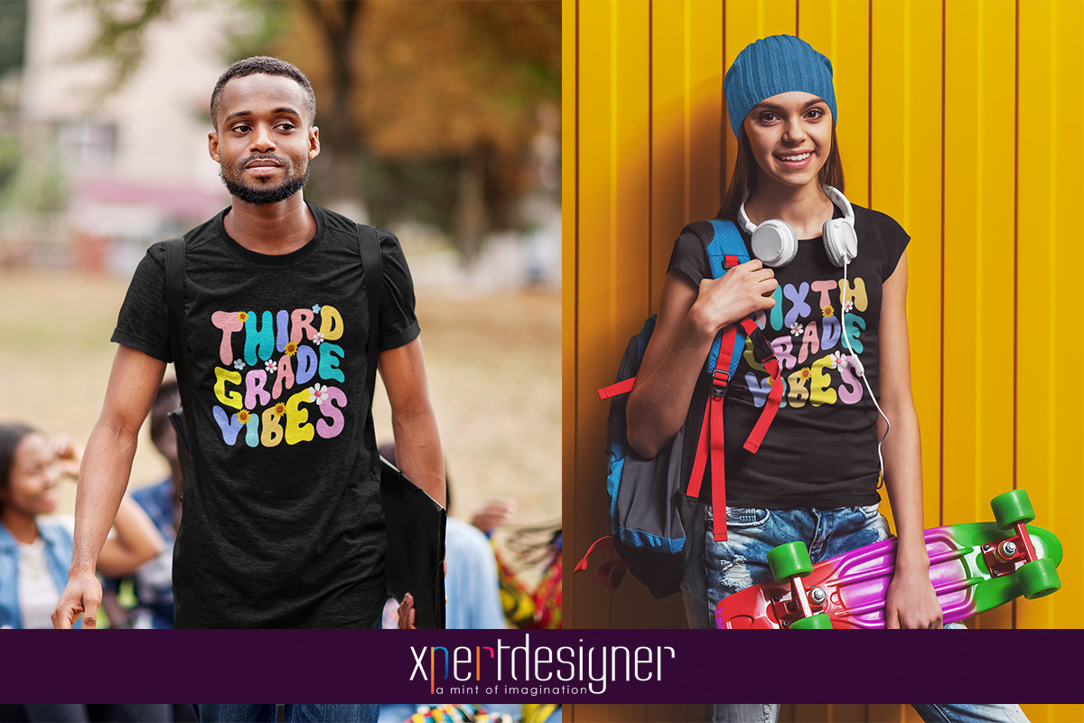 Back to School 1st - 7th Grade Vibes, an Education Illustration by XPERTDESIGNER (Photo 3 of 4)