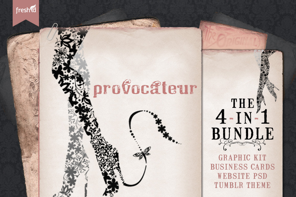 Provocateur Bundle, a Templates & Theme by Fresh ID (Photo 1 of 7)