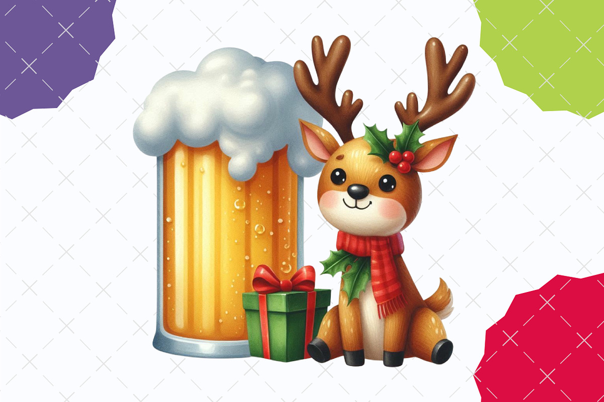 Christmas Beer Sublimation Bundle, an Illustration by designcity5 (Photo 4 of 5)
