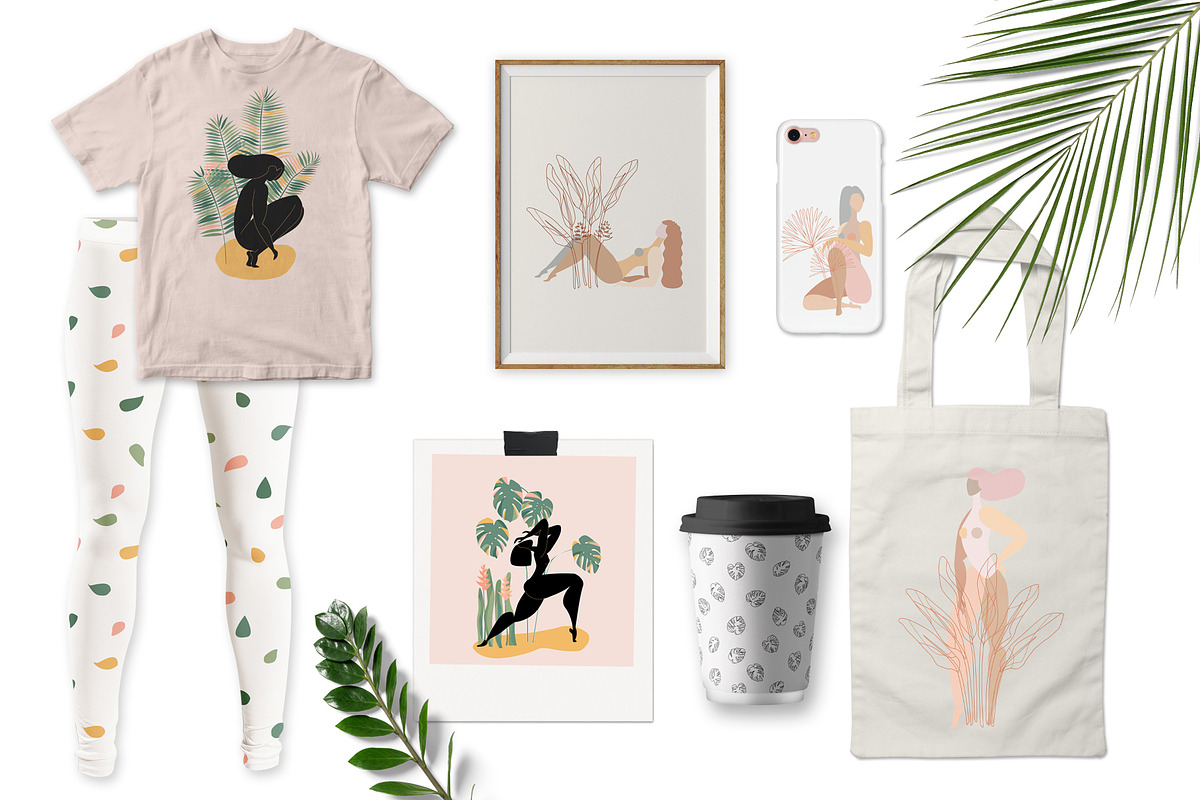 Jungle Girls feminine collection, a Graphic by dasha mo (Photo 2 of 8)
