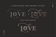 Pop Clink - A New Years Font, a Serif Font by Leslie Ray (Thumbnail 3 of 6)