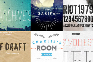 Six Fonts Bundle