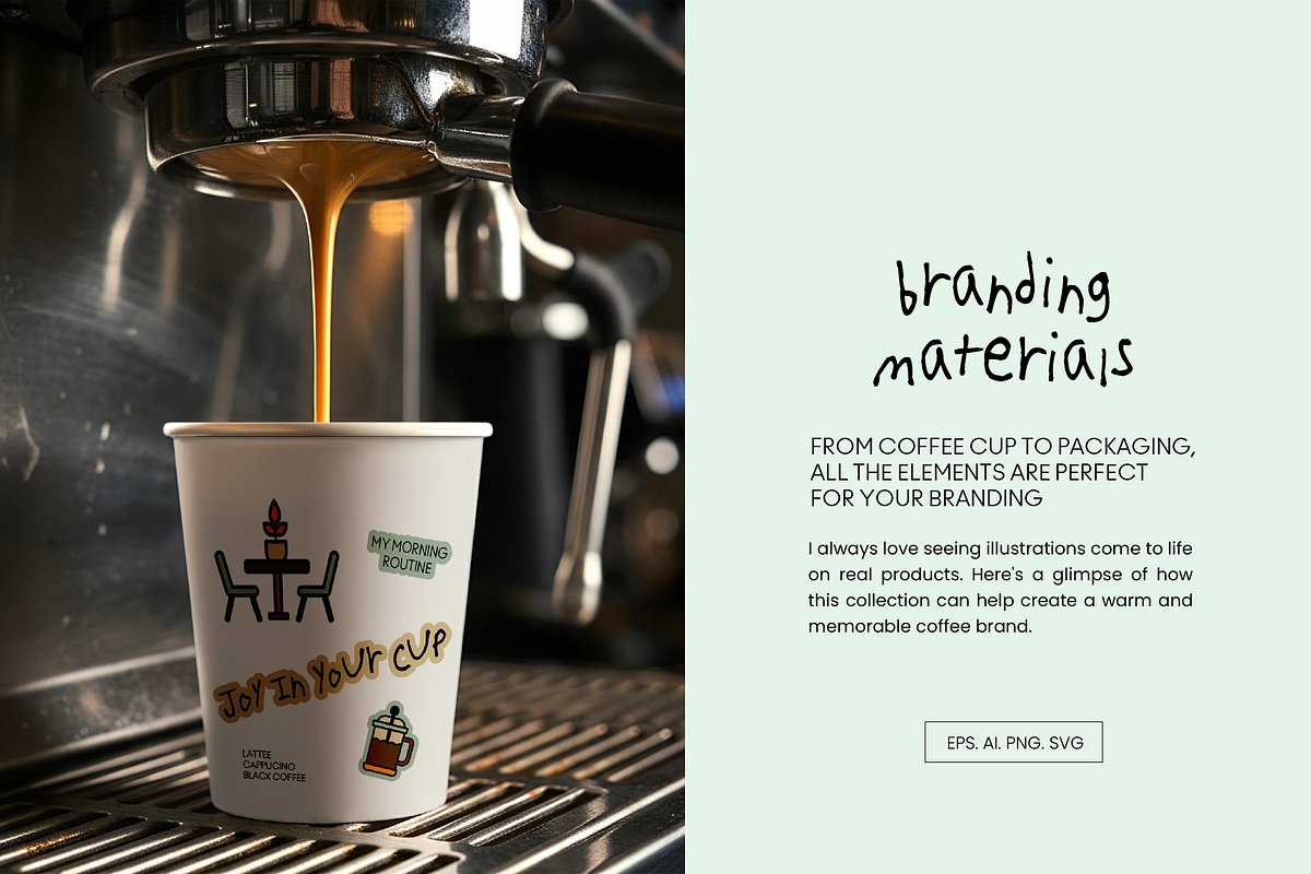98+ Coffee Design Assets, a Food Illustration by digitalsbydepi (Photo 8 of 17)