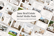 June Real Estate Posts with Captions, a Social Media Template by Marketing Templates Co. (Thumbnail 2 of 10)