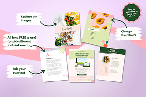 Canva Ebook Template - Health Coach