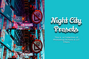 35 Night City Photoshop Action & LUT, an Action Add-On by 3Motional (Thumbnail 4 of 10)