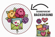 Valentine's Day Love Letter Clipart, an Illustration by Libby Wishes (Thumbnail 4 of 7)