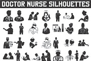 doctor and nurse silhouettes, an Illustration by Amazin_art (Thumbnail 1 of 31)