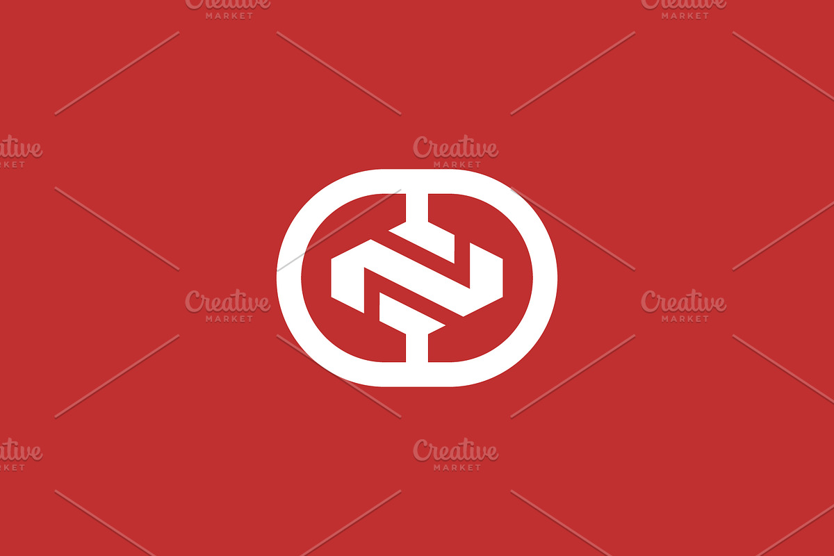 letter N monogram logo, a Branding & Logo Template by Rasagama Studio