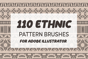 110 Ethnic Pattern Brushes