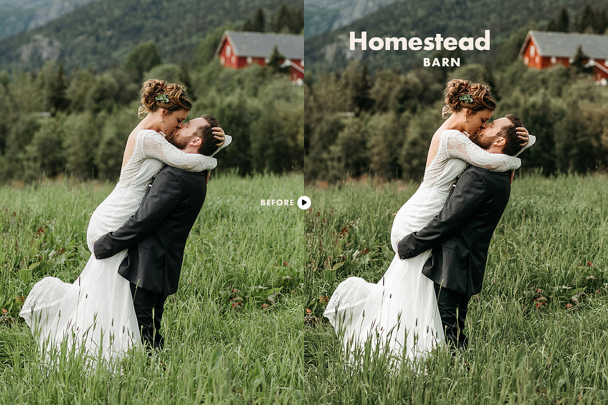 Homestead Wedding Lightroom Presets, a Preset Add-On by Presetrain Co. (Photo 9 of 9)