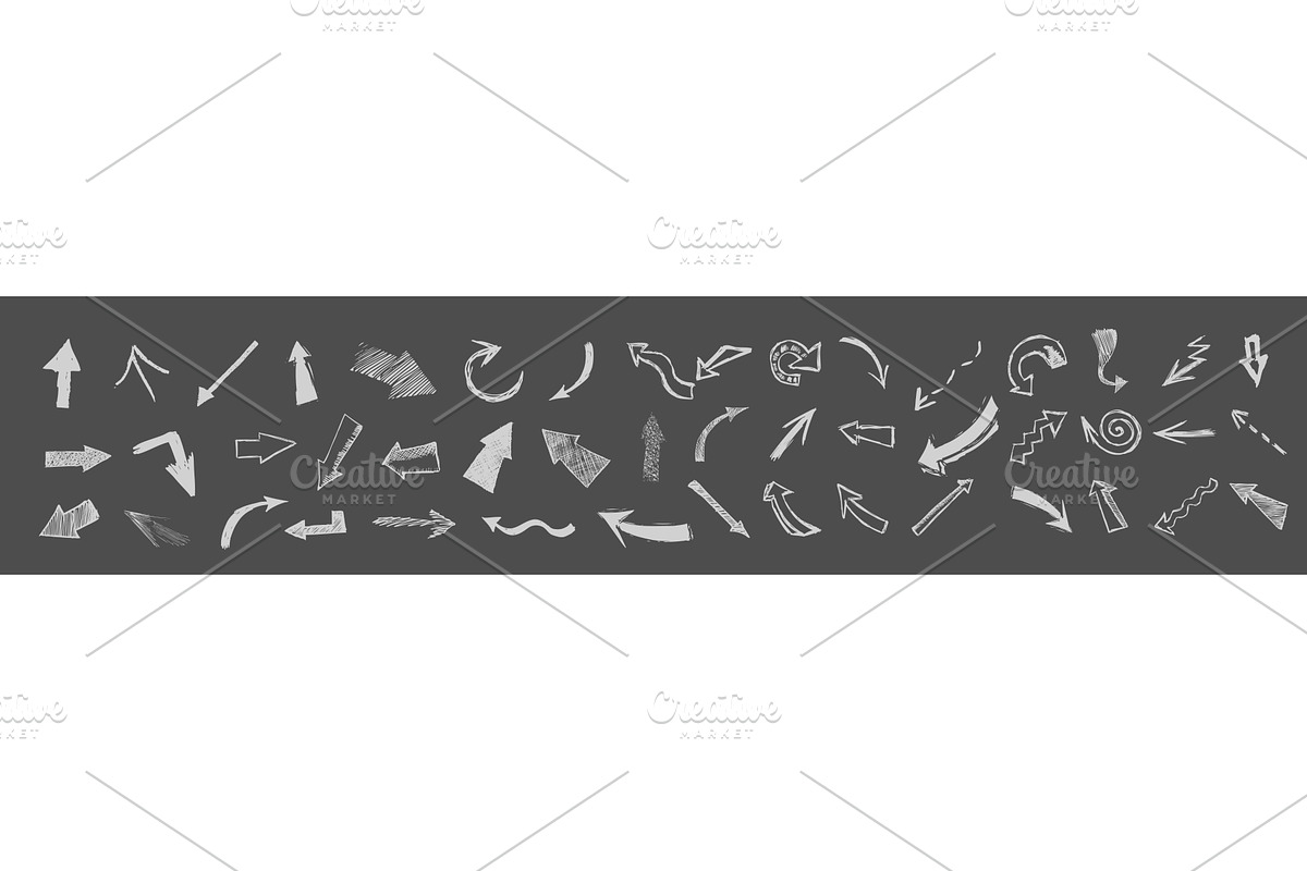 Set of arrows vector illustration, an Object Illustration by Nenahliadava Design