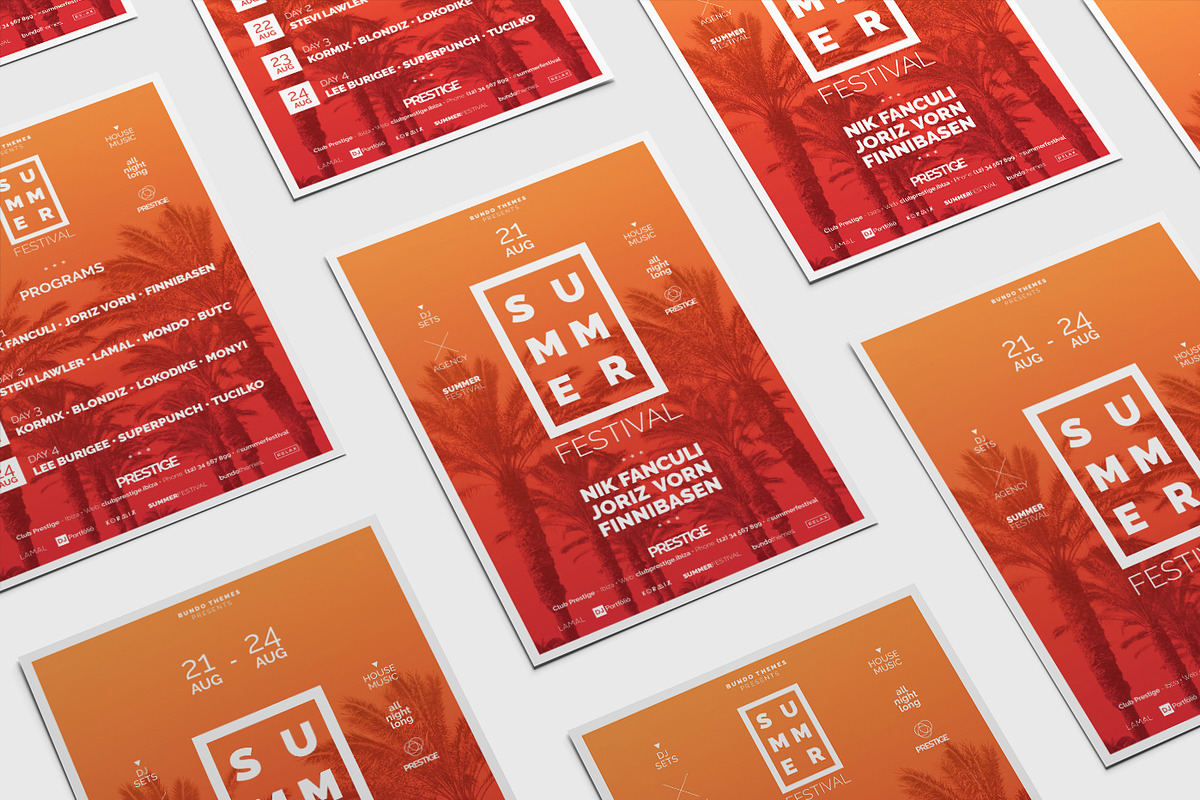Summer Festival Flyer, a Flyer Template by Bundo Themes (Photo 5 of 5)