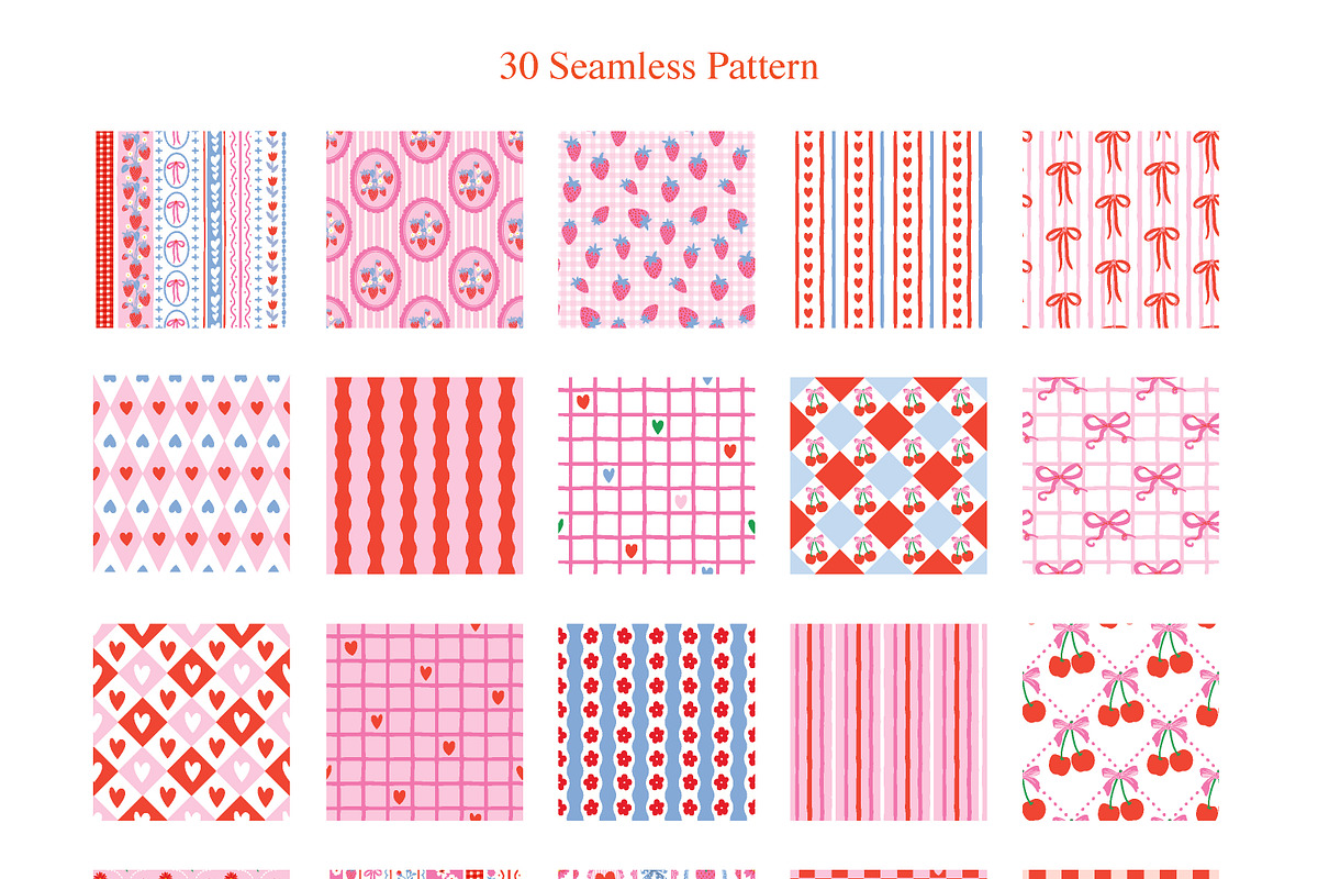 Pretty In Pink | Seamless Patterns, a Pattern Graphic by Essentially Nomadic (Photo 12 of 13)