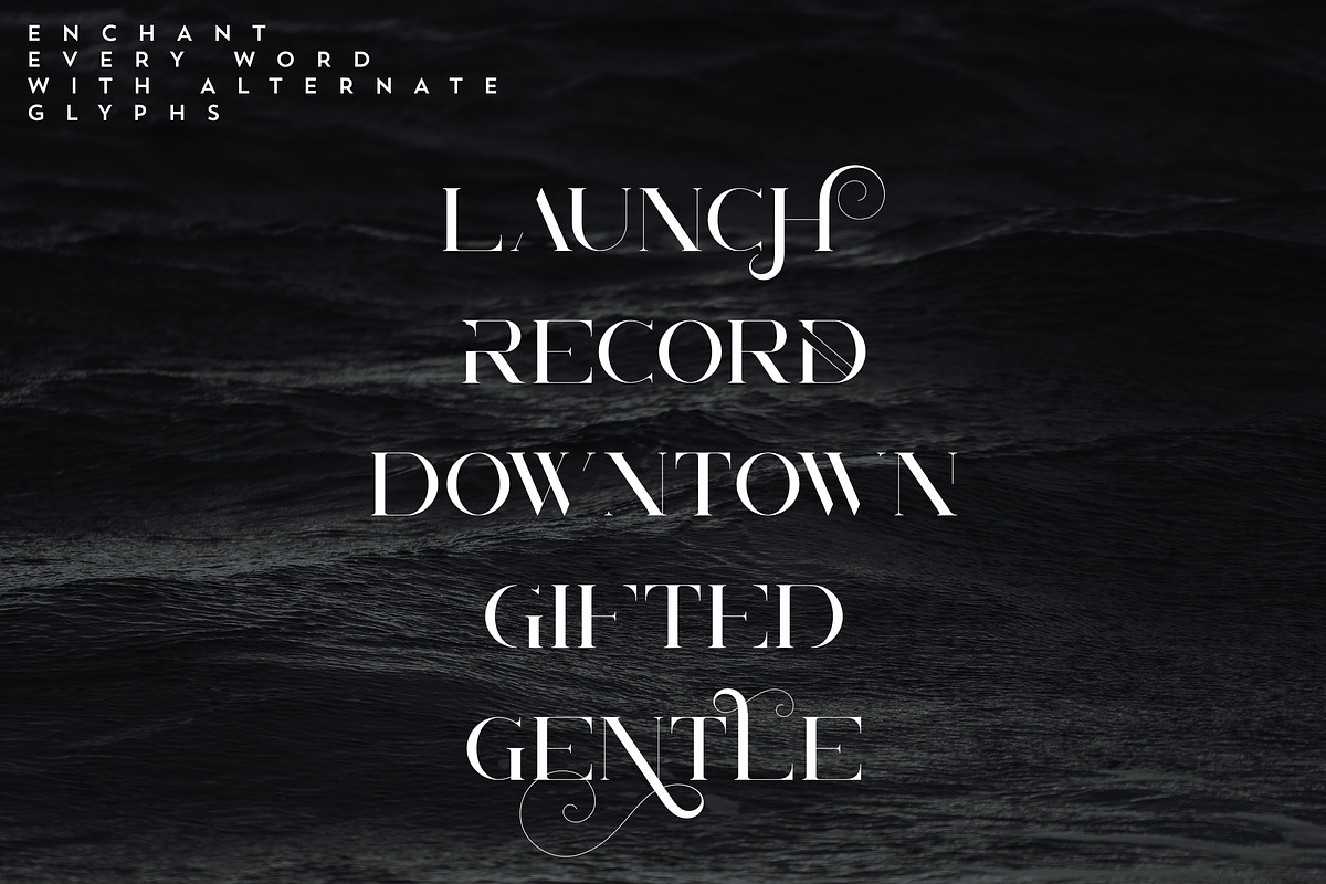 Unreal serif font - Latin & Cyrillic preview 4