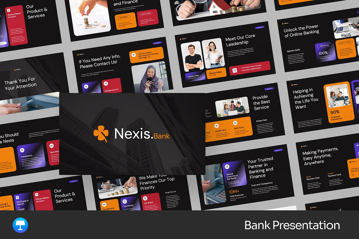 Bank Proposal Keynote Templates, a Presentation Template by Fit-tee (Photo 1 of 2)