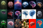 Artistic Human Brain Graphics, an Object Graphic by HipFonts (Thumbnail 10 of 10)